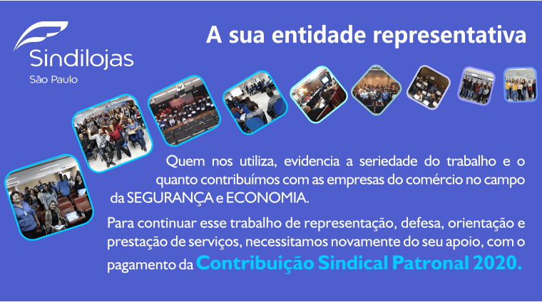 Contribuição Sindical Patronal 2018 Sindilojas Sp Está Disponível